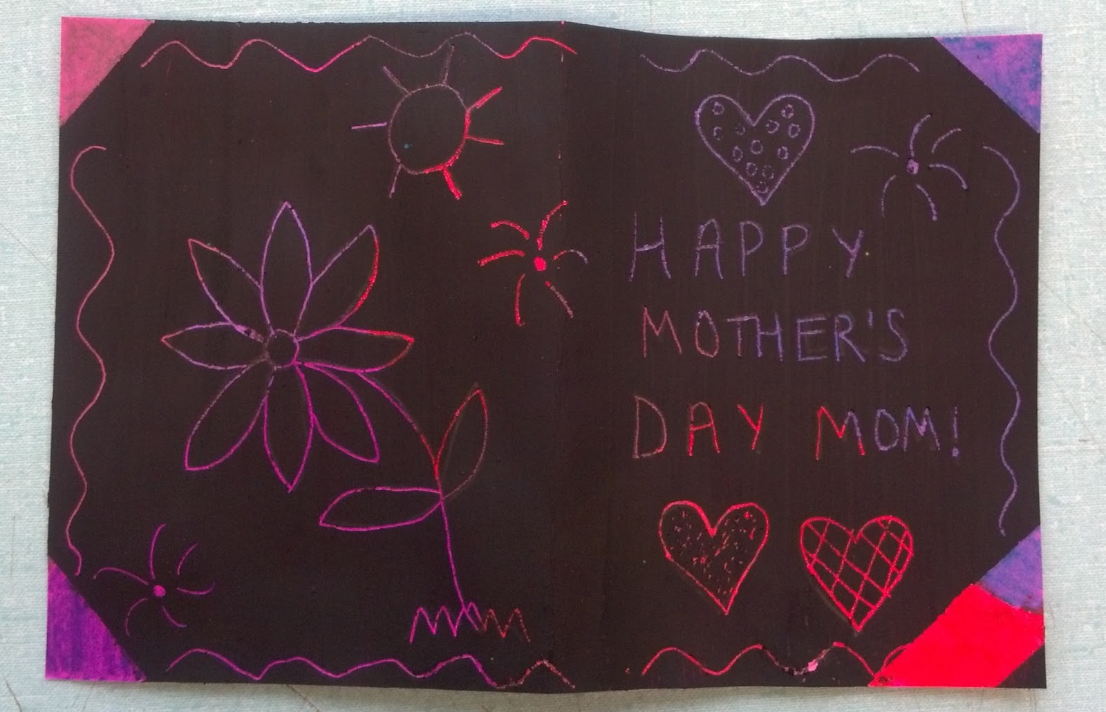 Alison Kusler's Art Methods Blog Crayon Engraving and Scratchboard